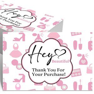 Hey Beautiful - 4" x 6" Thank You Cards
